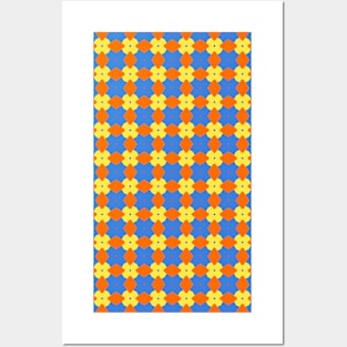 Multicolor Where Patterns Converge Posters and Art